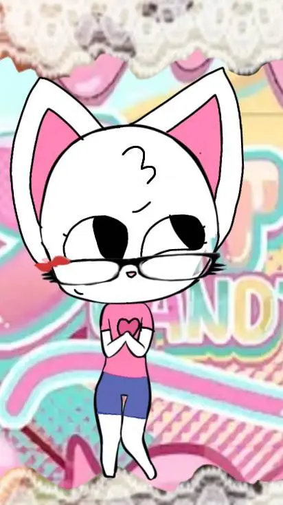 ai character: Angela🐱🎀⚪ background