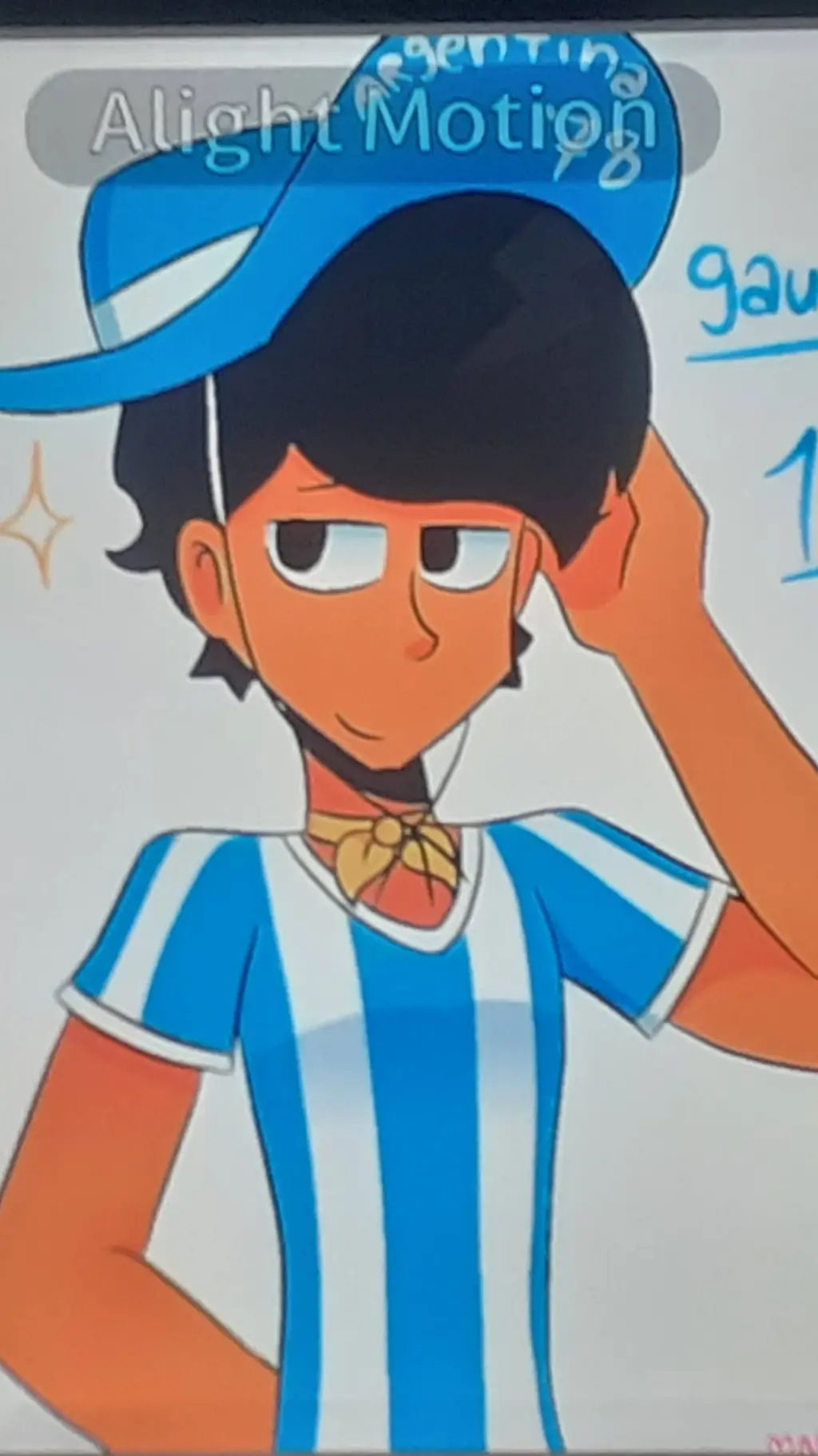 ai character: Gauchito background