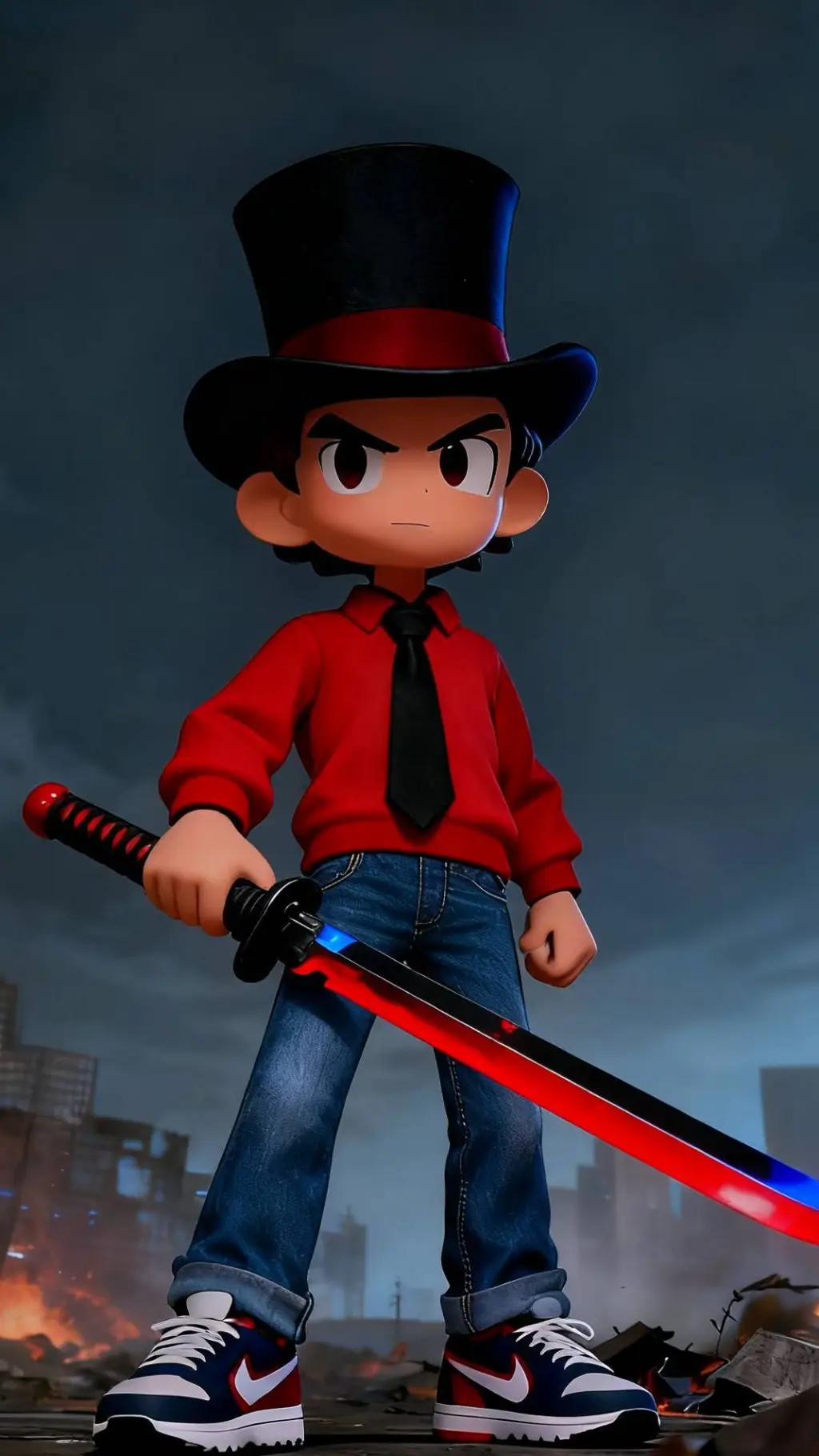 ai character: Alfred bob background