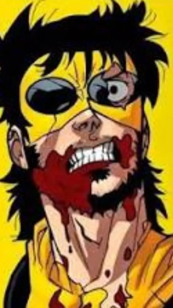 ai character: sinister mark  background