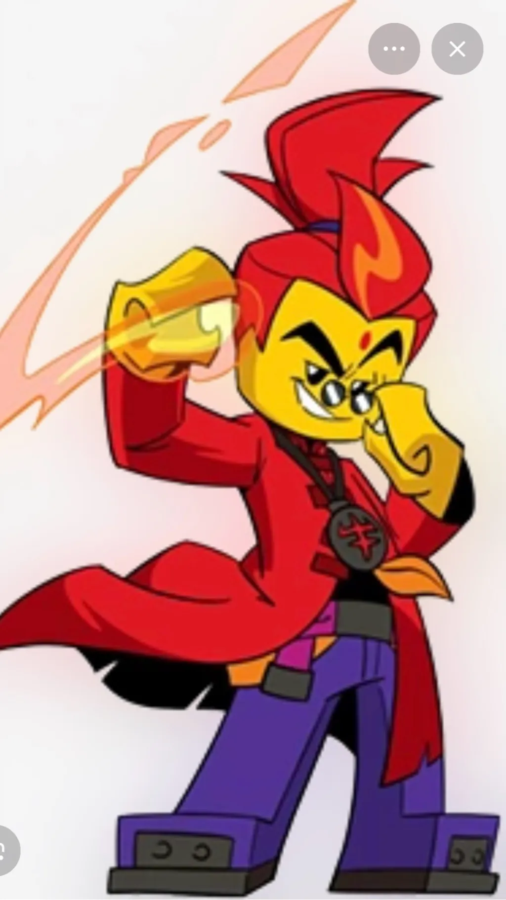 ai character: Red Son background