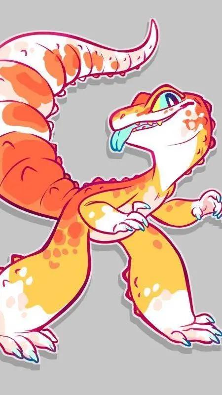 ai character: Archy-Orange  background