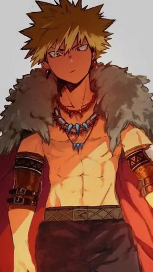 ai character: bakugo medieval background