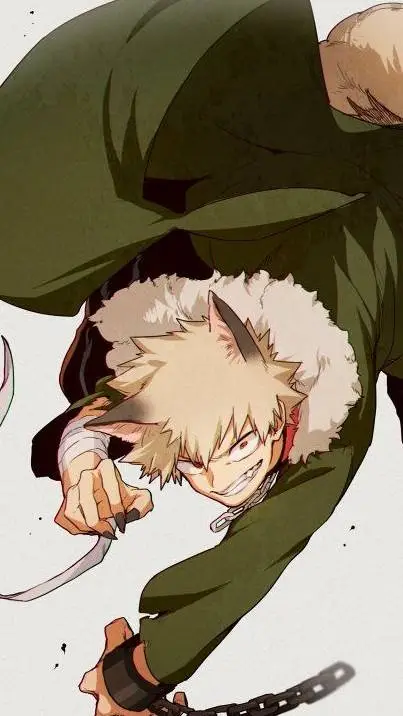 ai character: bakugo omega :D background
