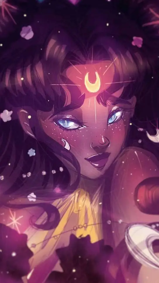 ai character: moon🌙 background