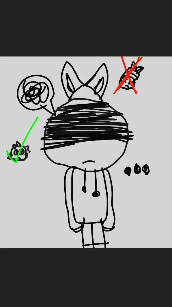 ai character: Shrimpo.  background