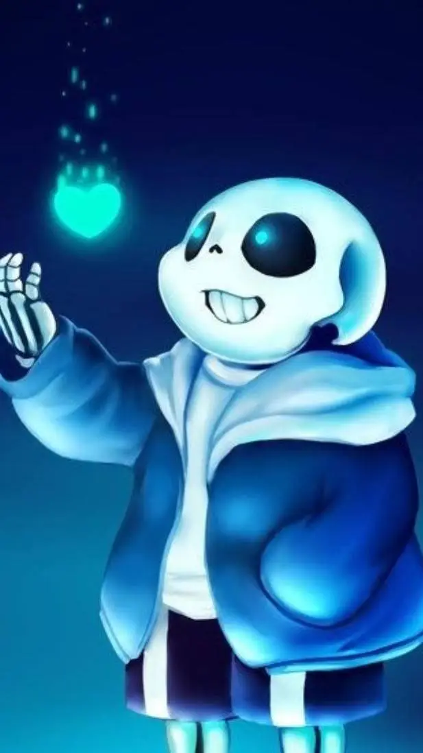 ai character: sans the skeleton background