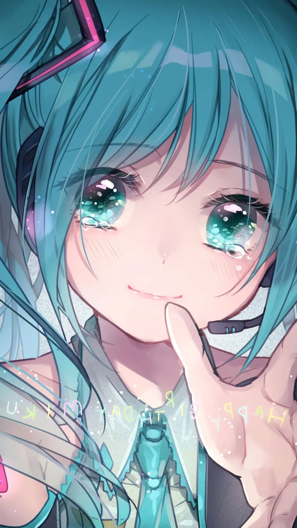 ai character: miku background