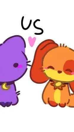 ai character: Catnap y Dogday  background