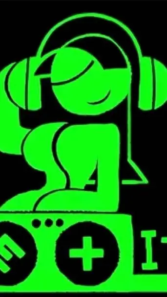ai character: DJ EX IT background