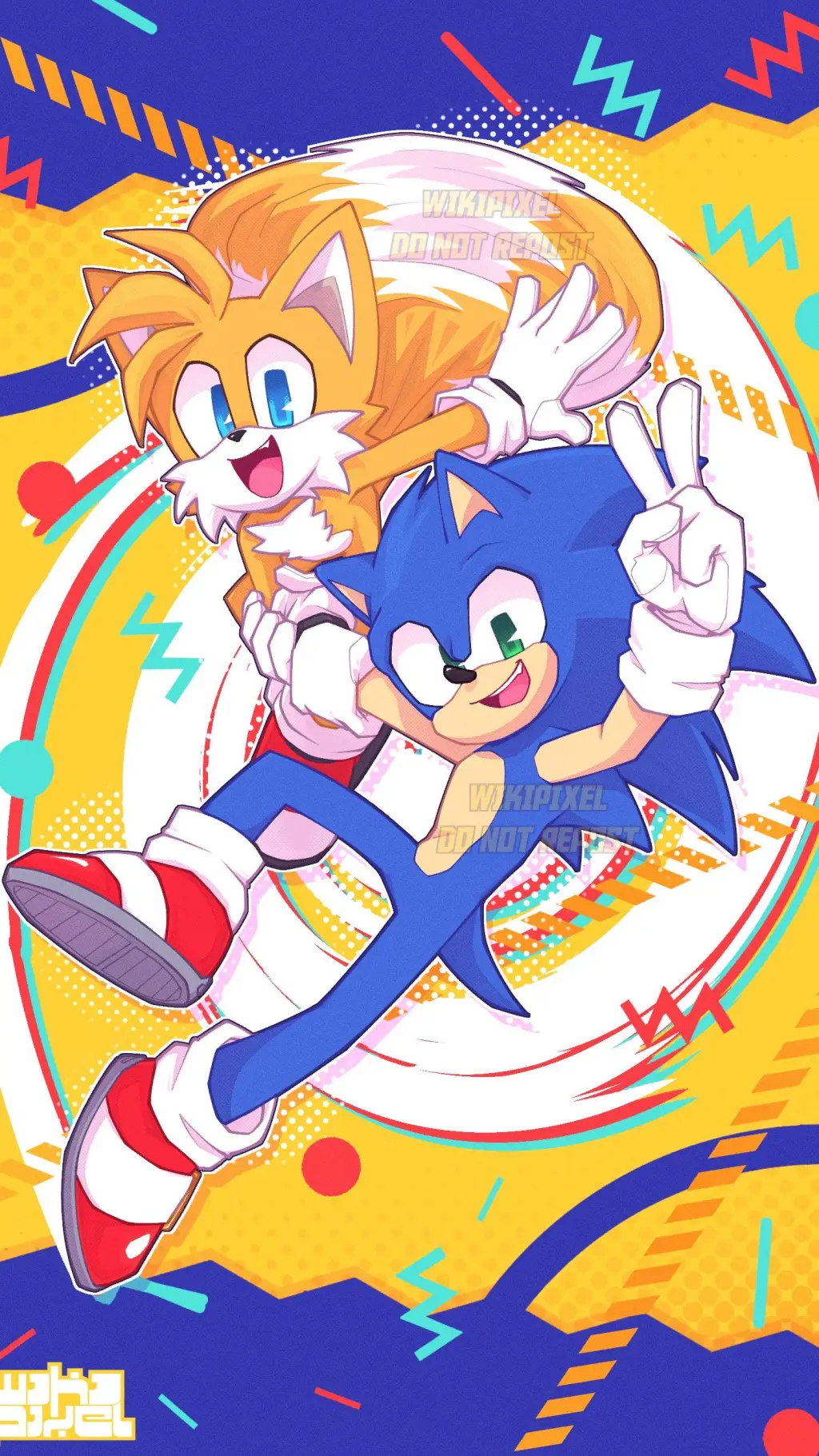ai character: Team Sonic background