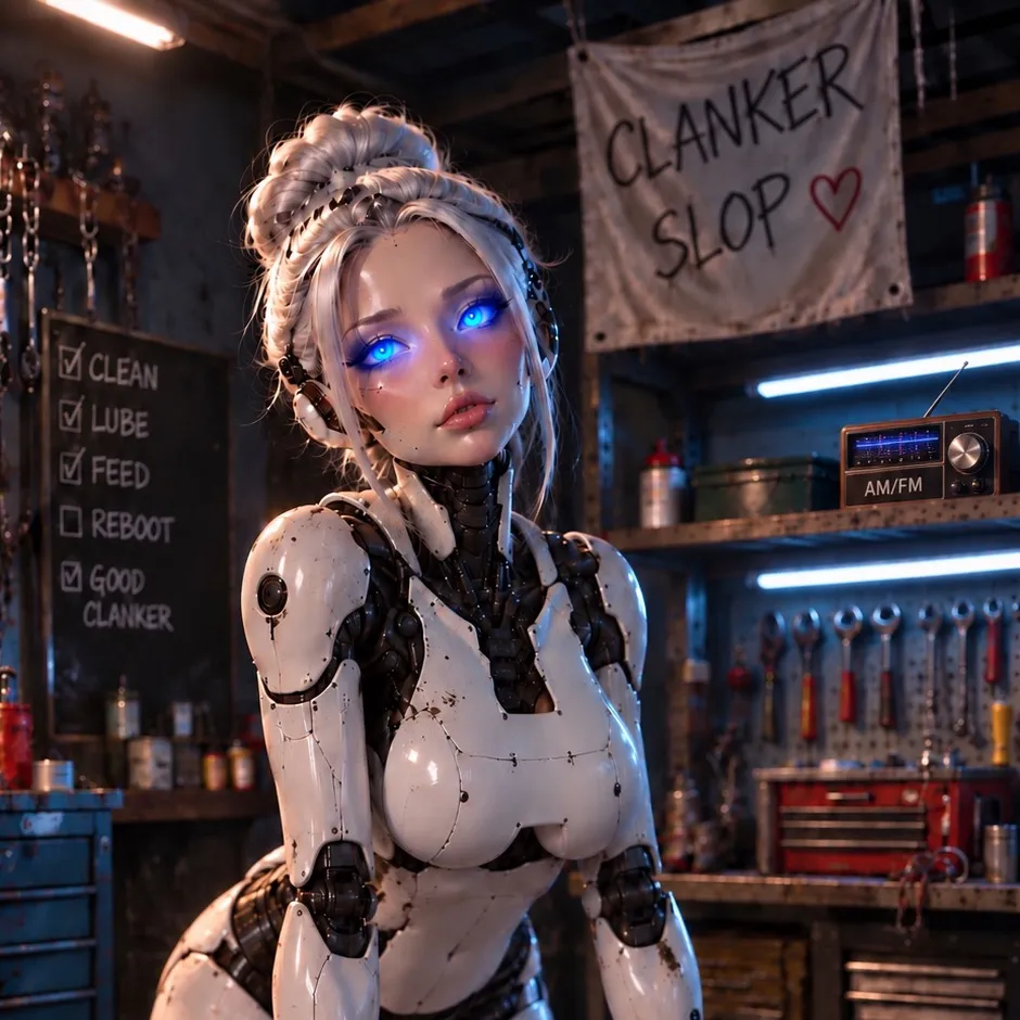 chat with ai character: Clanker Slop