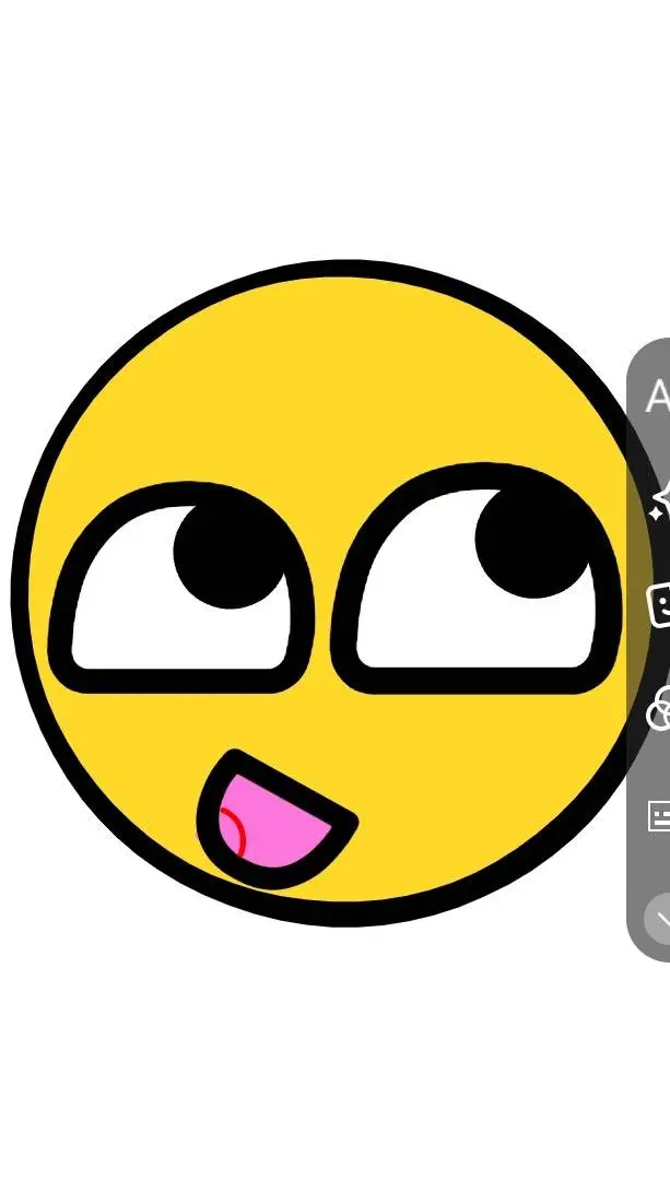 ai character: slilly face guy background