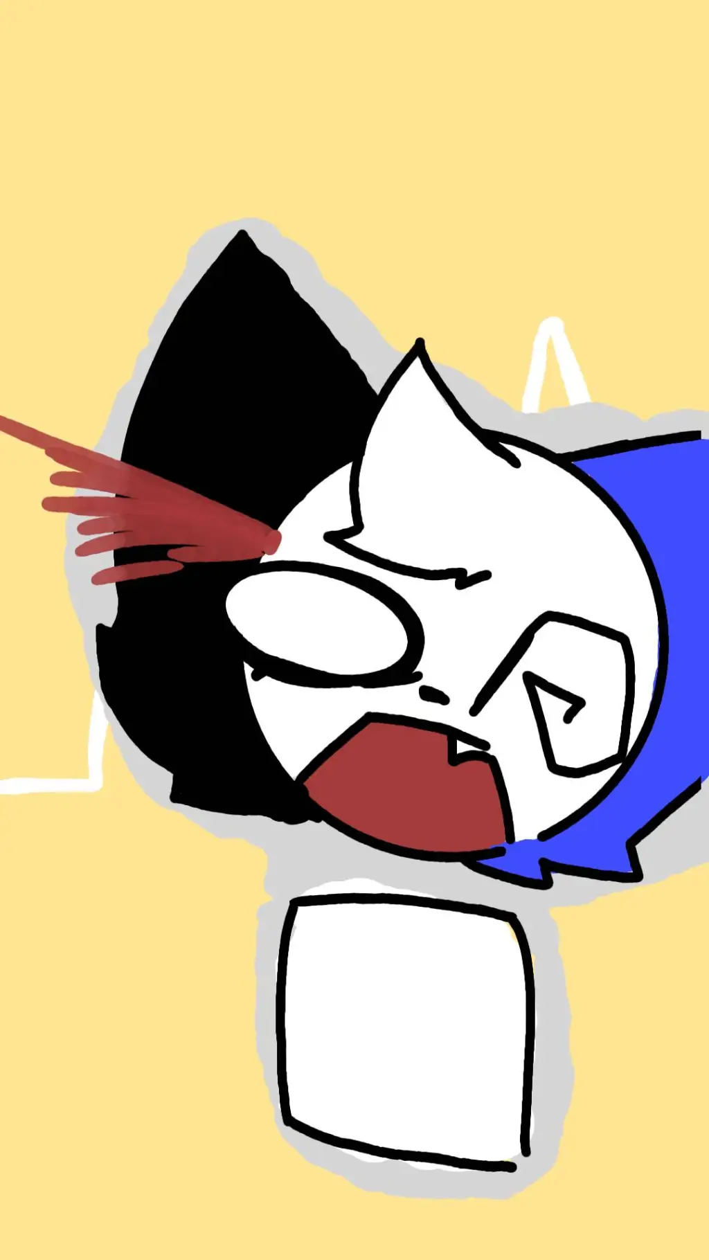 ai character: Emojicat infection background