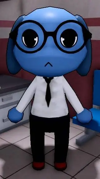 ai character: Secretary  background