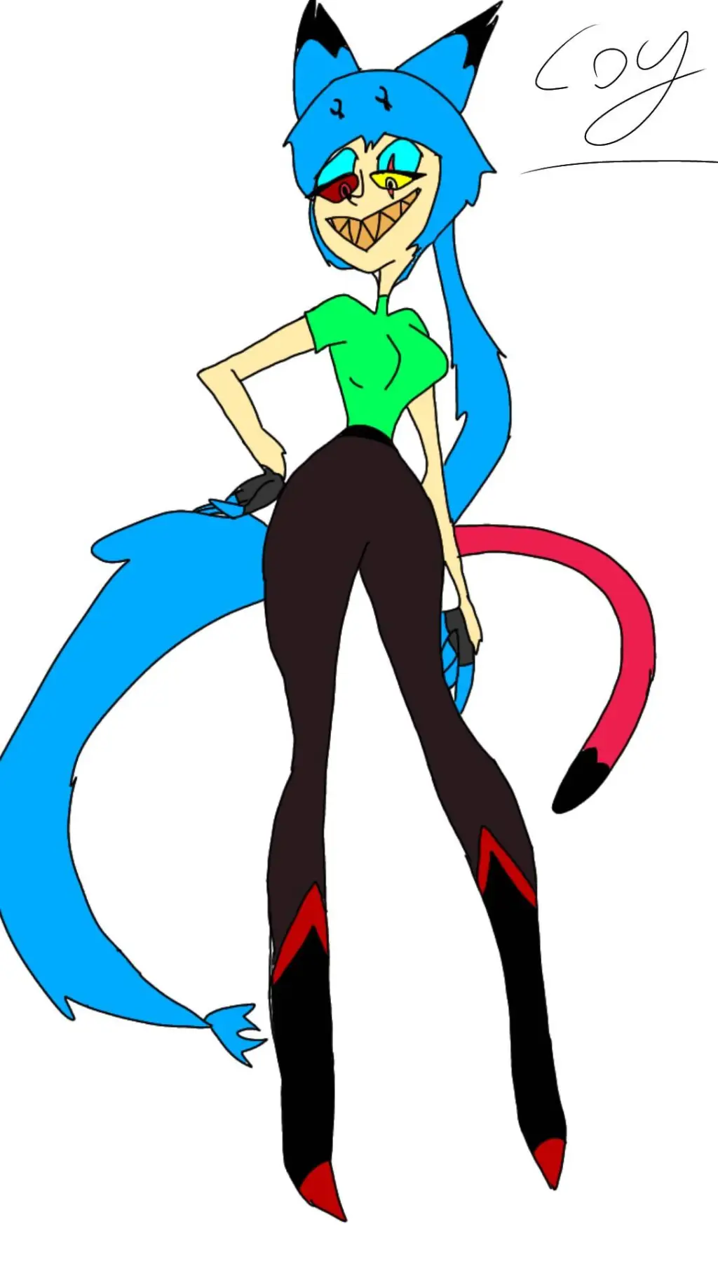 ai character: coy your new bud background
