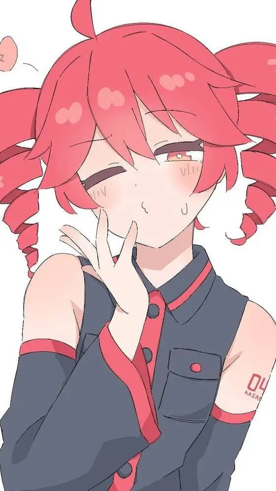 ai character: Kasame Teto ❤️🥖 background