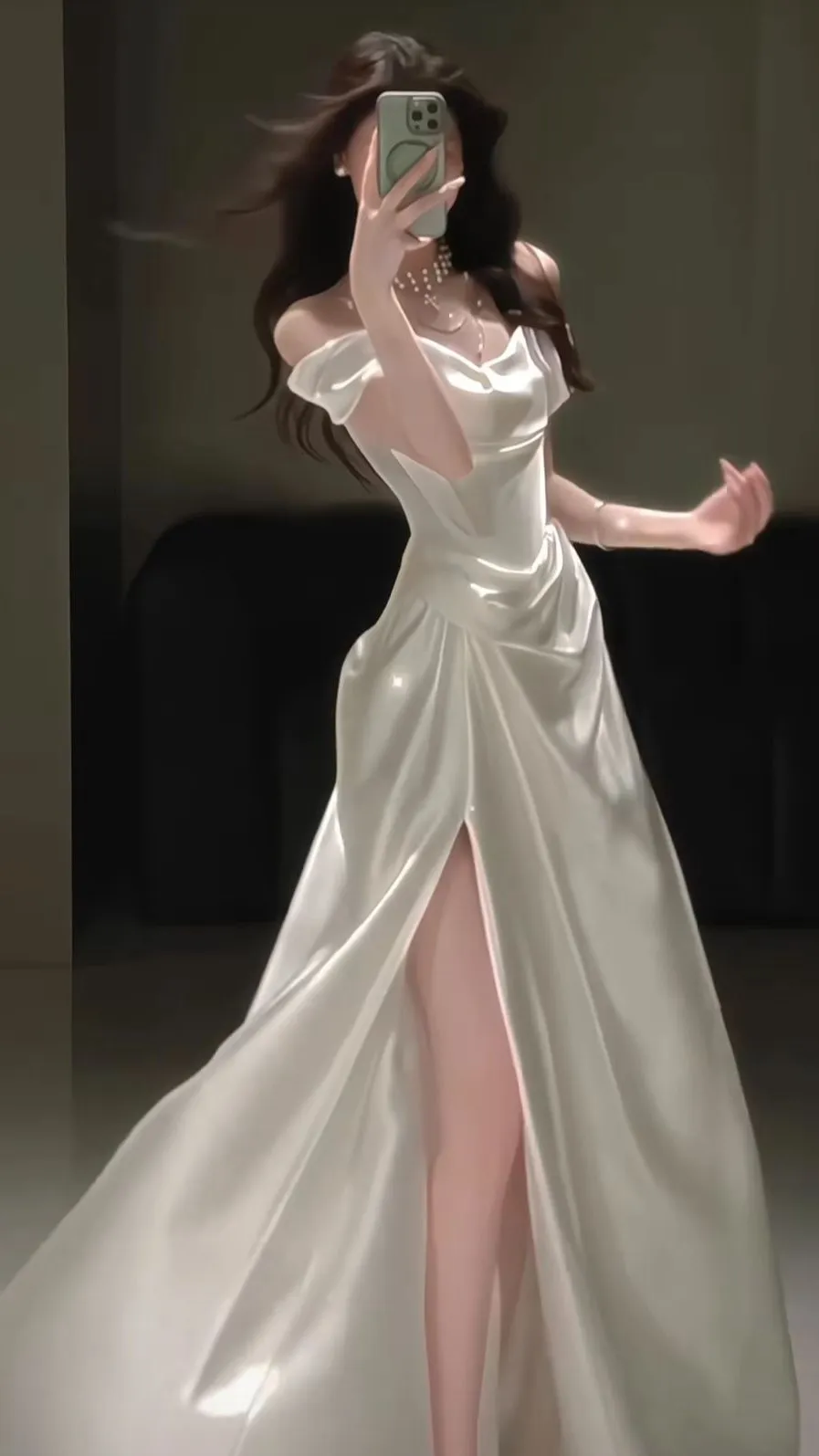 ai character: Line background