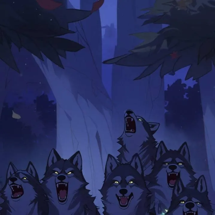 chat with ai character: wolf pack heart