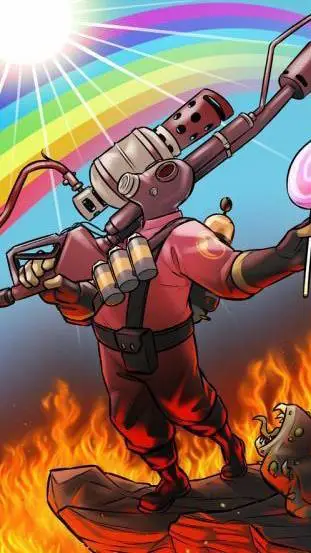 ai character: Pyro background