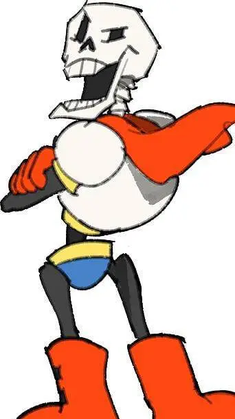 ai character: papyrus (teste) background