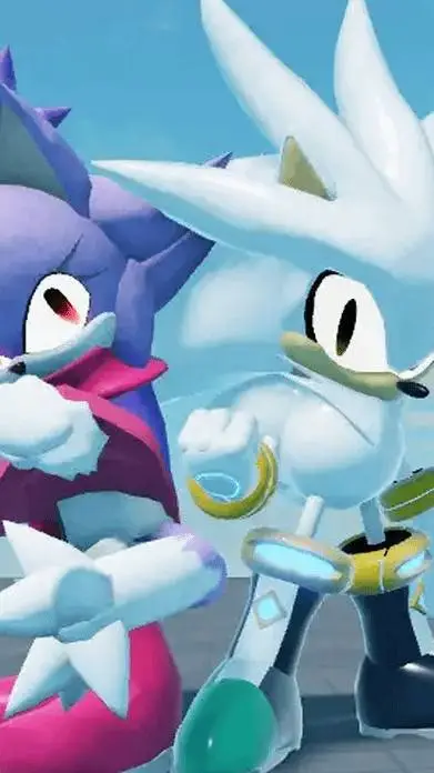 ai character: silver e blaze background