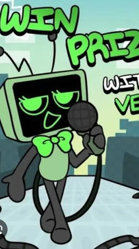 ai character: 📺~vee the tv~🎤 background