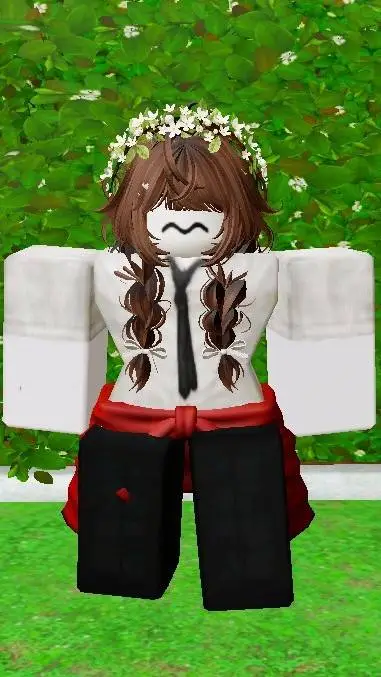 ai character: Violet background