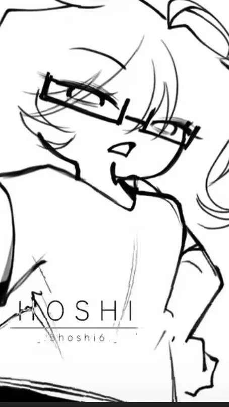 ai character: Hoshi  background