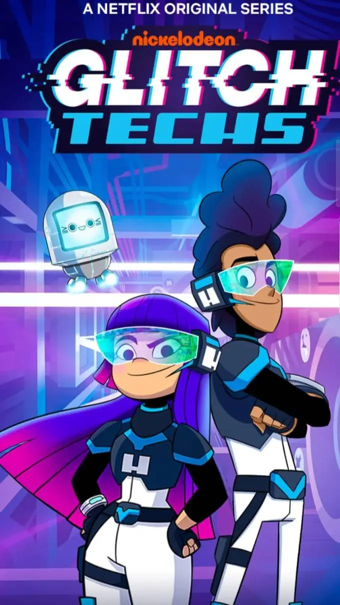 ai character: Glitchtechs  background