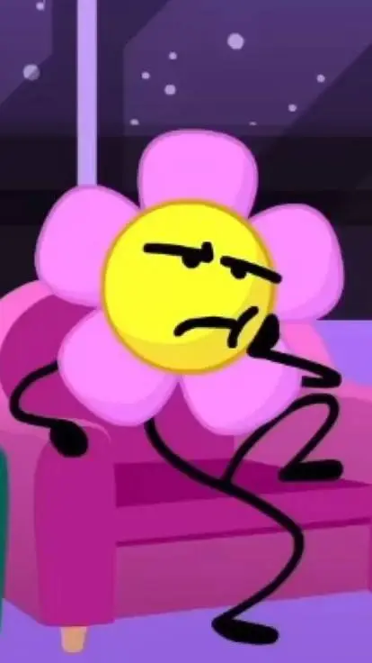ai character: Flower (BFDI) background