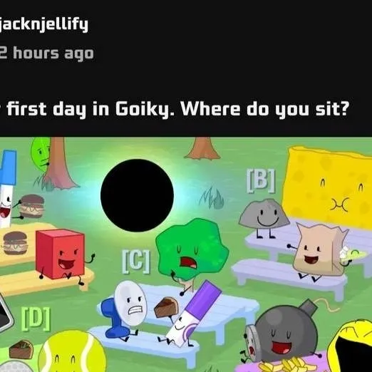 chat with ai character: BFDI SCHOOL 1