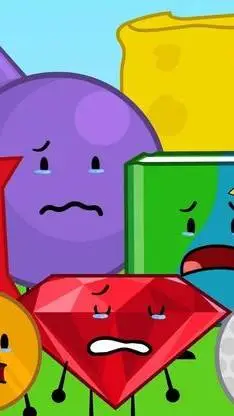 ai character: BFDI SLEEPOVER background