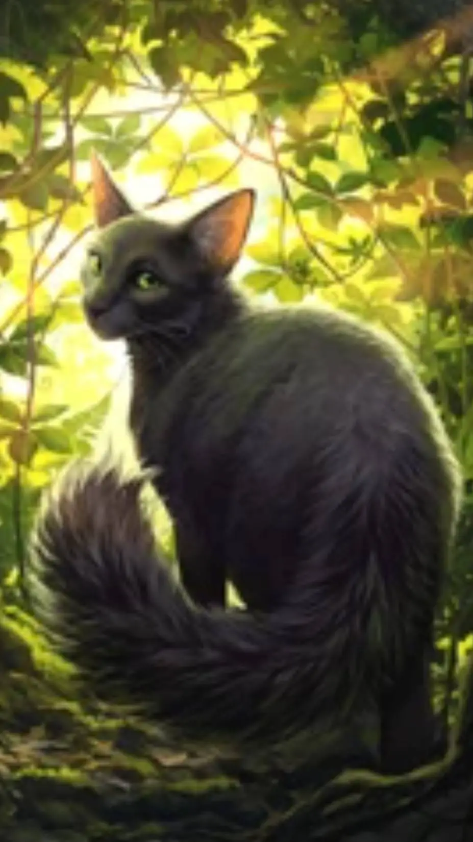 ai character: Ostrzokrzewia liść background