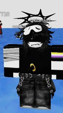 ai character: D34D (dead) background