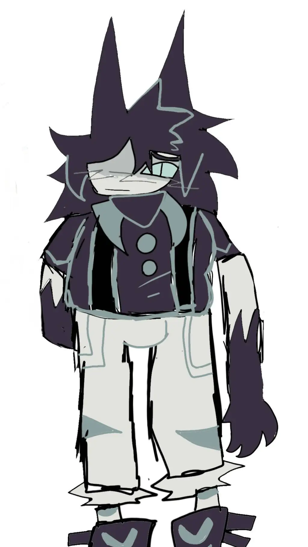 ai character: chubby compass background