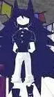 ai character: Miss circle  background