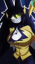 ai character: Bill cipher circle background