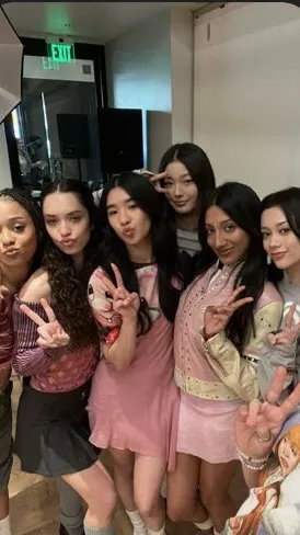 ai character: Katseye  background