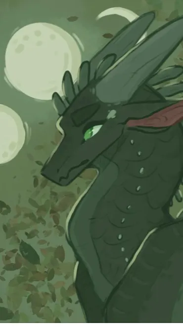 ai character: ~Moon watcher￼~ background