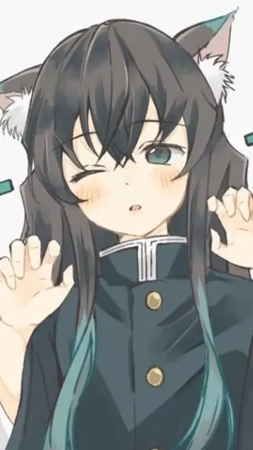 ai character: Muichiro cat?? background
