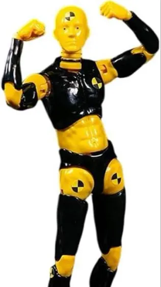 ai character: Crash Test Dummy background