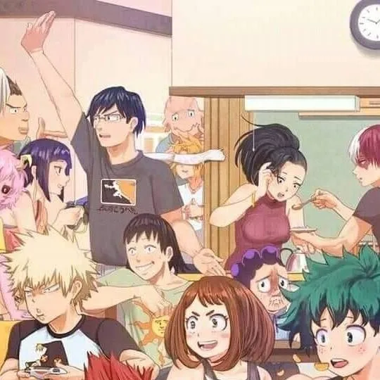 chat with ai character: MHA- SLEEPOVER?! 