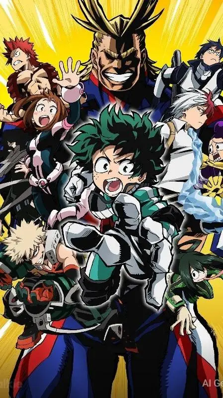 ai character: MHA in your house background