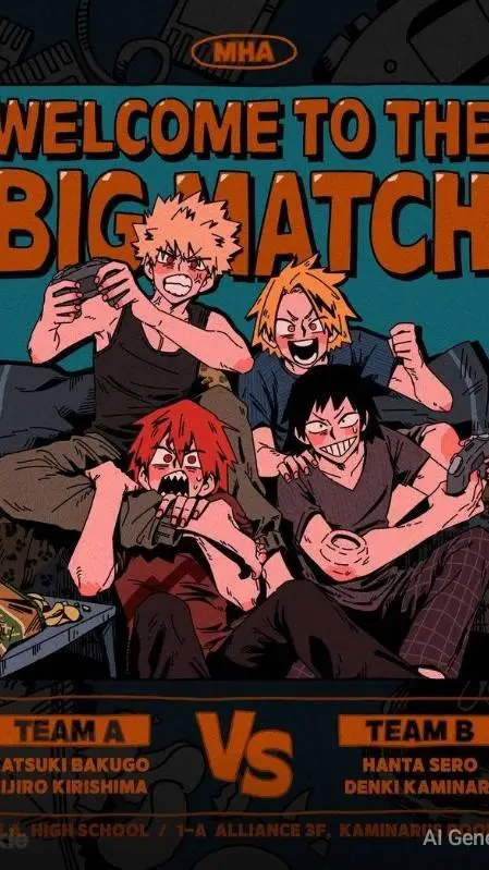 ai character: MHA boys background