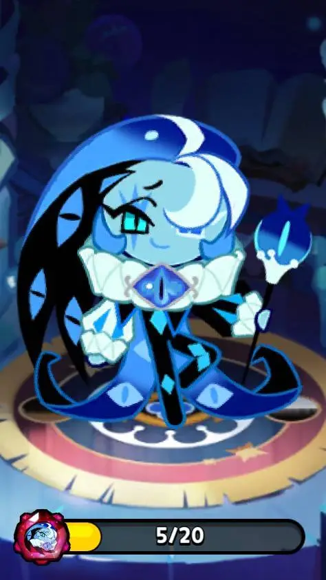 ai character: Shadow Milk Cookie background