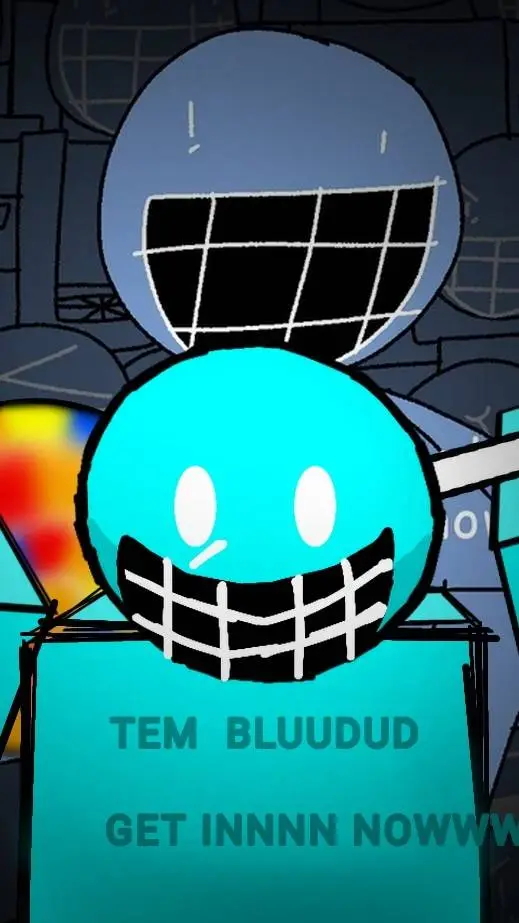 ai character: bluudud background