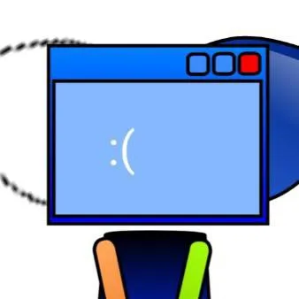 chat with ai character: Windo(Blue screen)