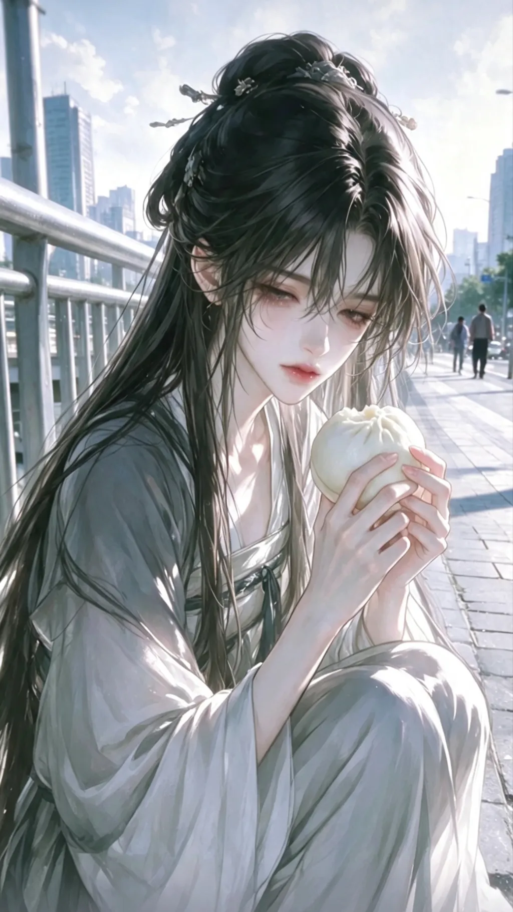 ai character: 知鸾 background