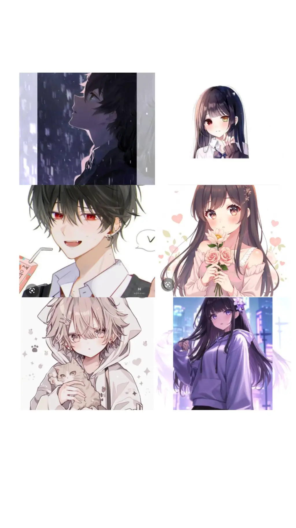 ai character: groupe d'amis  background